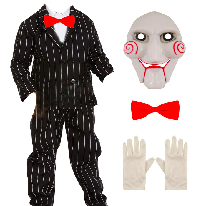 Childrens Kids Scary Puppet Fancy Dress Costume and Mask 4-12 Years