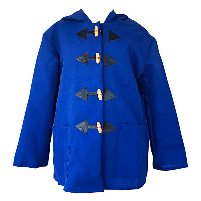 3-11 Years Childrens Blue Duffle Coat and Red Hat World Book Day Costume