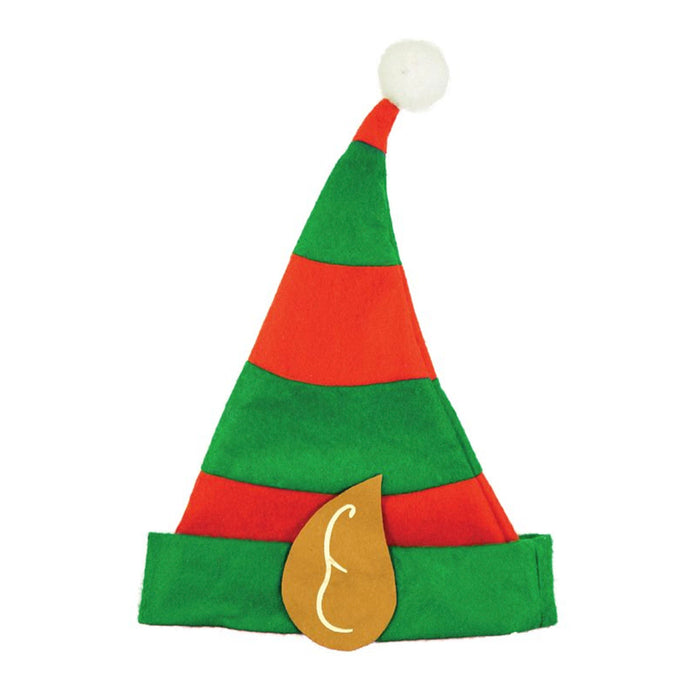 Unisex Mens Ladies Christmas Elf T Shirt and Hat