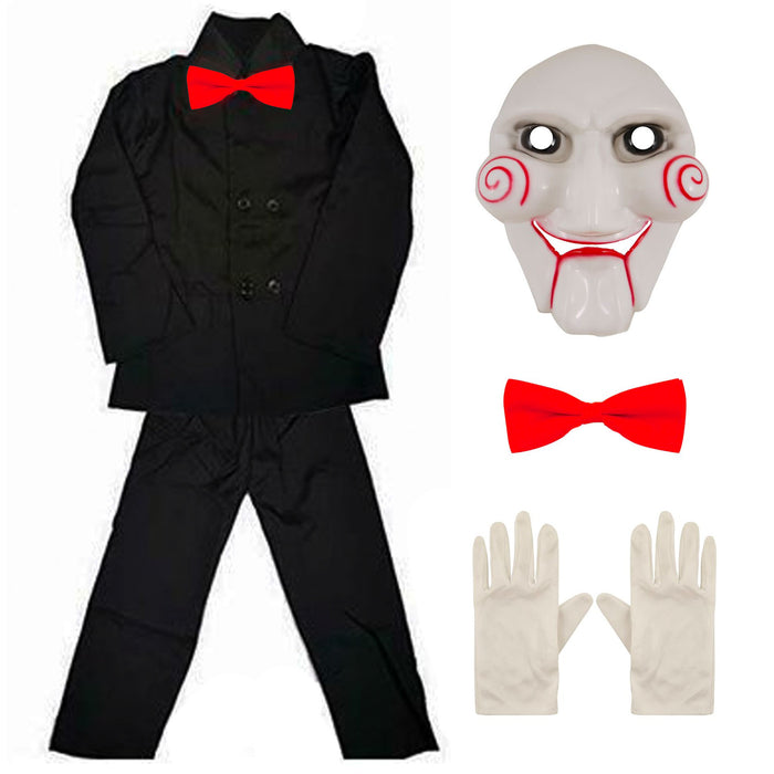 Childrens Kids Scary Puppet Fancy Dress Costume and Mask 4-12 Years